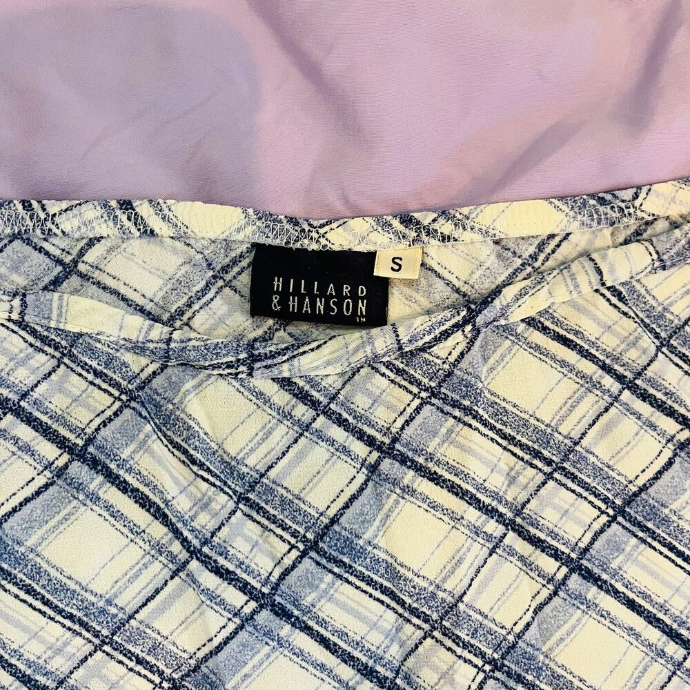 Vintage Hillard and Hansen diamond plaid midi skirt